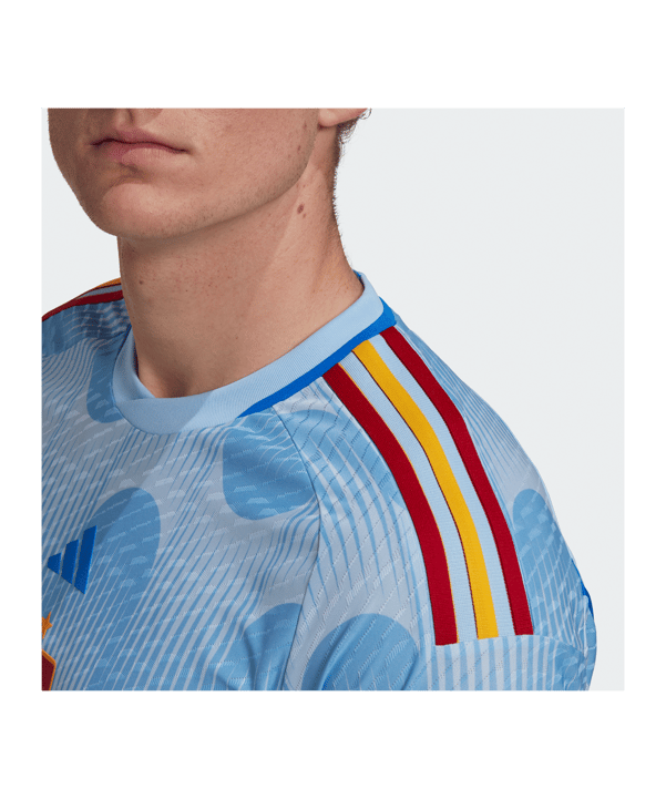 adidas Spanien Auth. Trikot Away WM 2022 Blau - blau