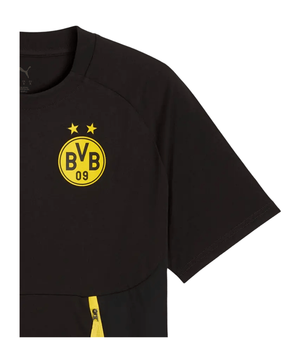 PUMA Borussia Dortmund PUMATECH Pocket T-Shirt Noir C07 - noir