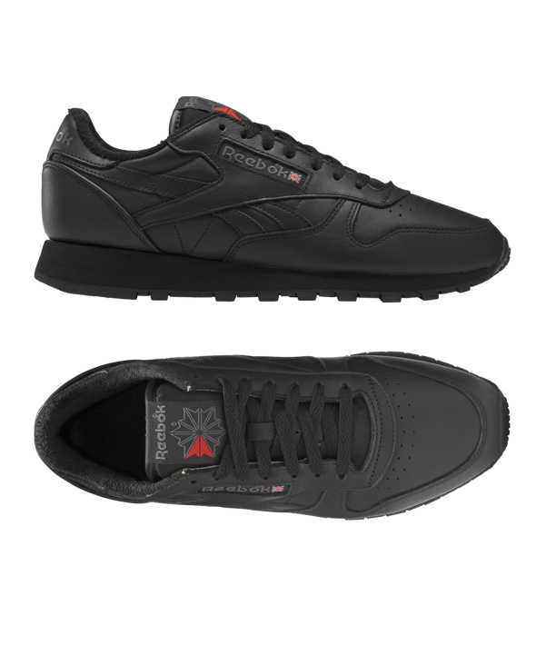 Reebok Classic Leather Schwarz - schwarz
