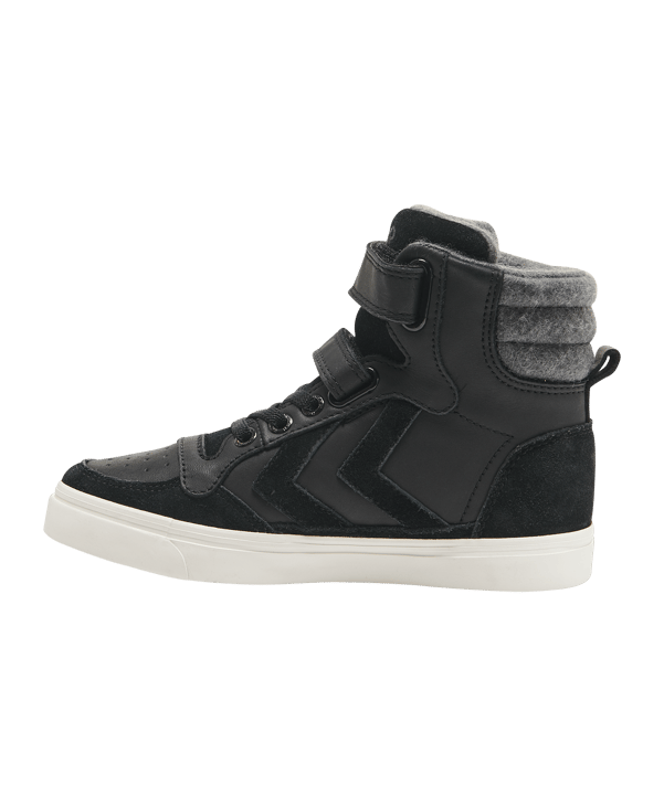 Hummel Stadil Winter High Sneaker Kids Schwarz F2001 - schwarz