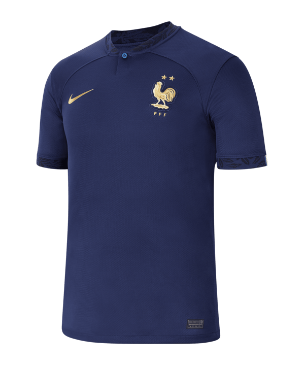 Nike Frankreich Trikot Home WM 2022 Blau F410 - blau