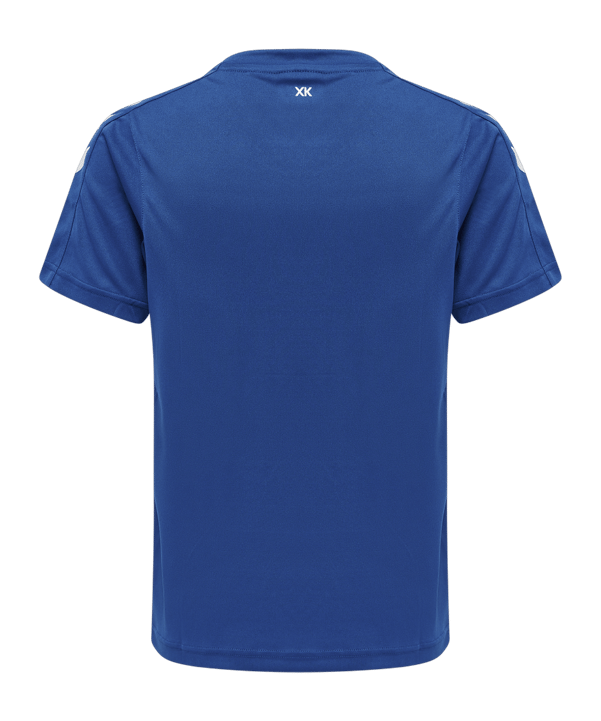 Hummel hmlCORE XK Stripped maglietta bambini  F7691 - blu