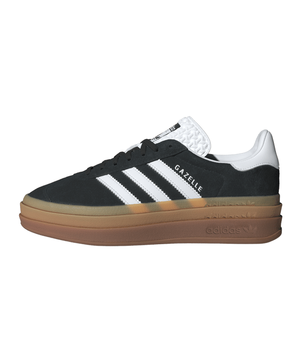 adidas Originals Gazelle Bold Damen Schwarz Weiss - schwarz