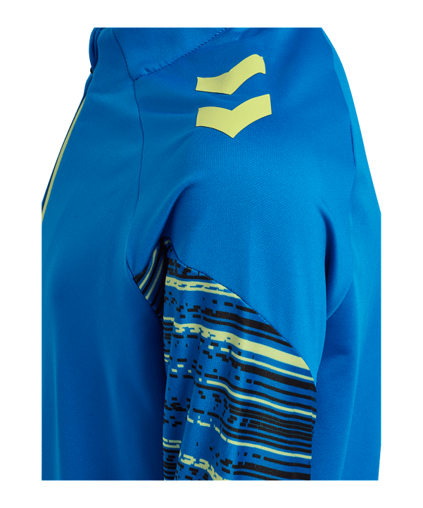 Hummel Blaze Pro Trg Half Zip Sweatshirt Kids Blau F8650 - blau