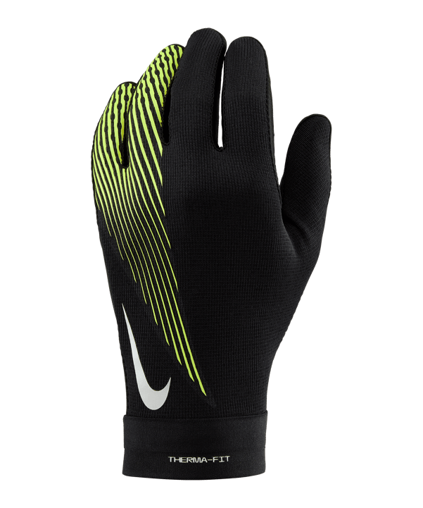 Nike Academy Thermafit Spielerhandschuhe Schwarz F013 - schwarz