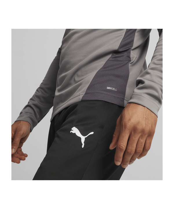 PUMA teamGOAL Training 1/4 Zip Sweatshirt Grau F13 - grau