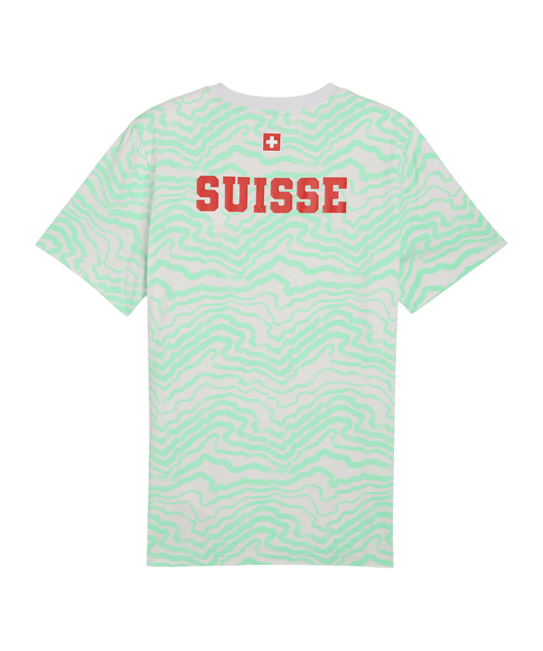 PUMA SFV Schweiz FtblCulture T-Shirt Grün F19 - gruen