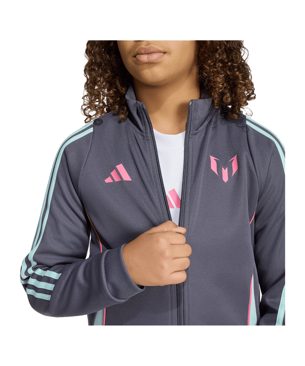 adidas Originals Messi Jacke Kids Grau - grau