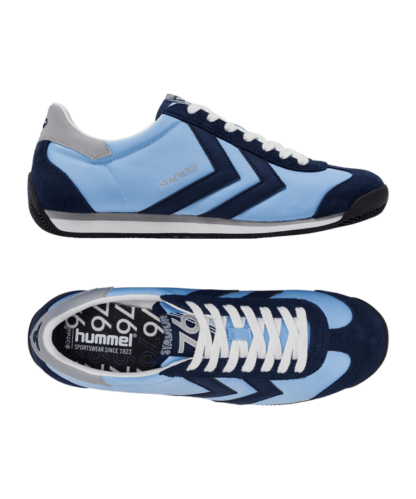 Hummel Stadion Nylon Sneaker Blau F7381 - blau