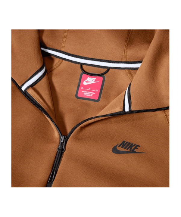 Nike Tech Fleece Windrunner Jacke Braun F281 - braun