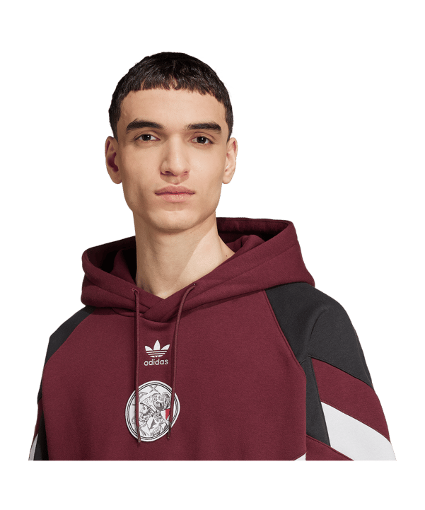 adidas Originals Ajax Amsterdam Hoody Rot - rot