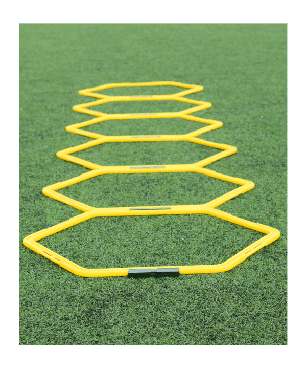 11teamsports Hexa-Hoops 50cm 6er-Set Gelb - gelb