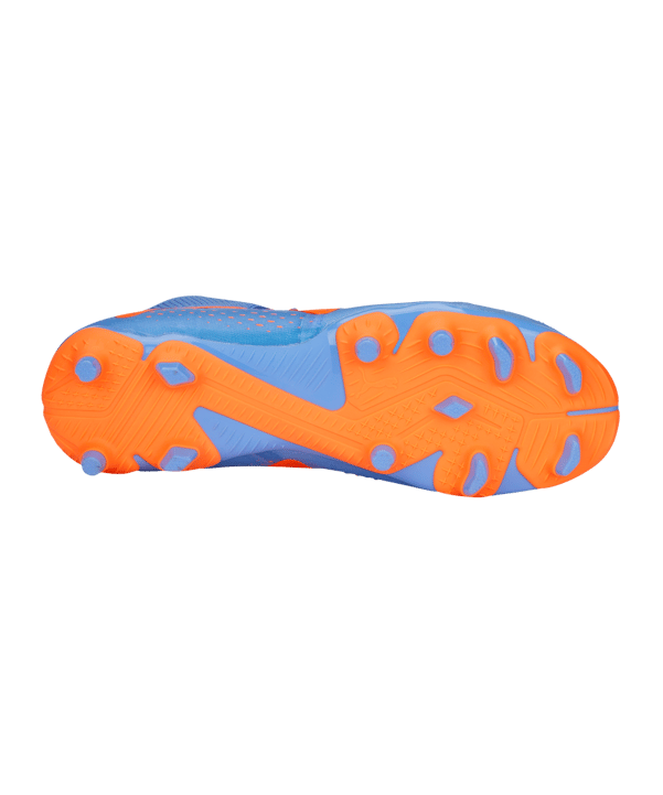 PUMA FUTURE Match FG/AG Supercharge Kids Blau Orange F01 - weiss