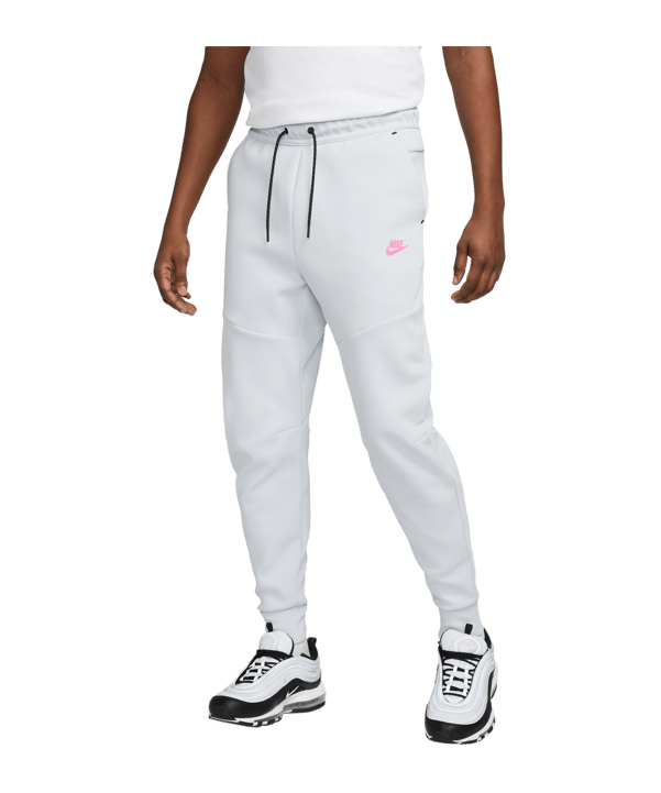 Nike Tech Fleece Jogginghose Weiss Pink F043 - weiss