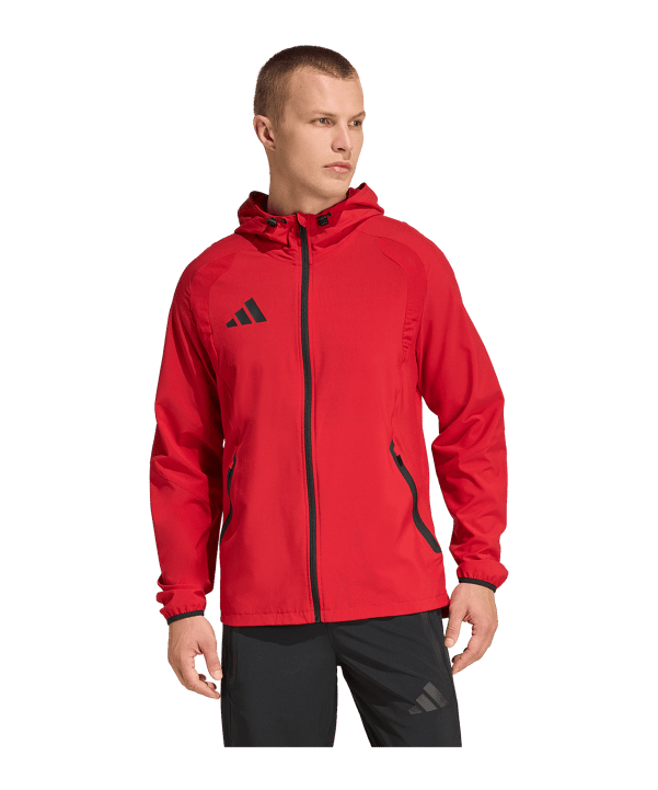 adidas Tiro Travel Windjacke Rot