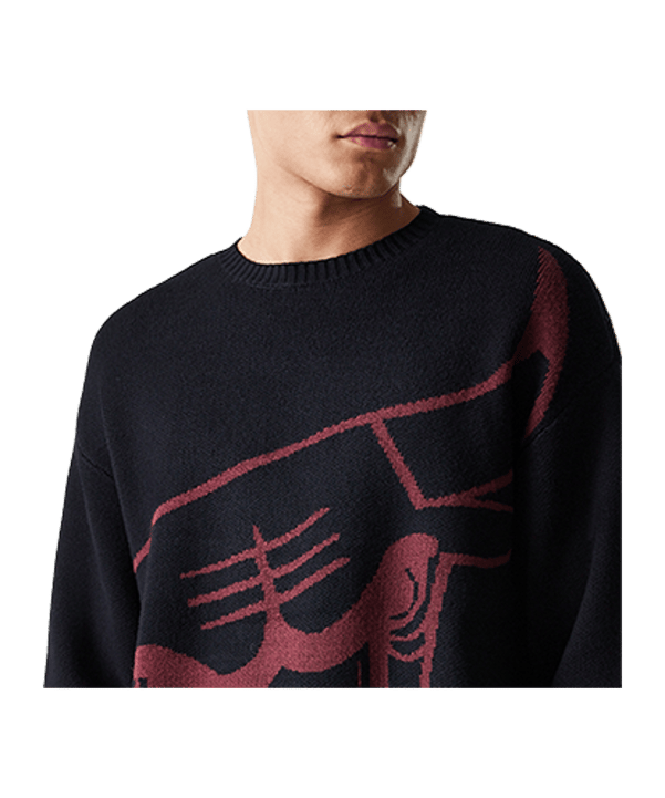 New Era NBA Knit Chicago Bulls Sweatshirt Schwarz - schwarz