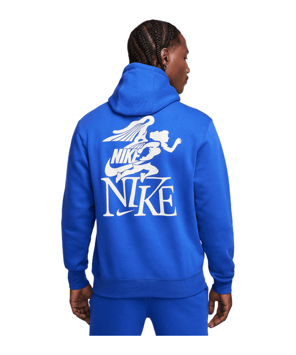 Nike Club Hoody Blau F480 - blau