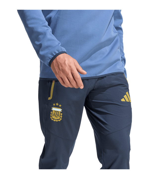 adidas Argentinien Tiro Travel Hose Blau - blau