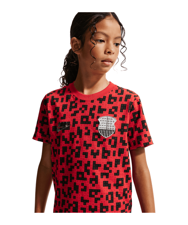Nike x Lego FA26 T-Shirt Kids Rot F612 - rot