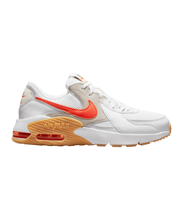 Nike Air Max Excee Weiss Orange F100 - weiss