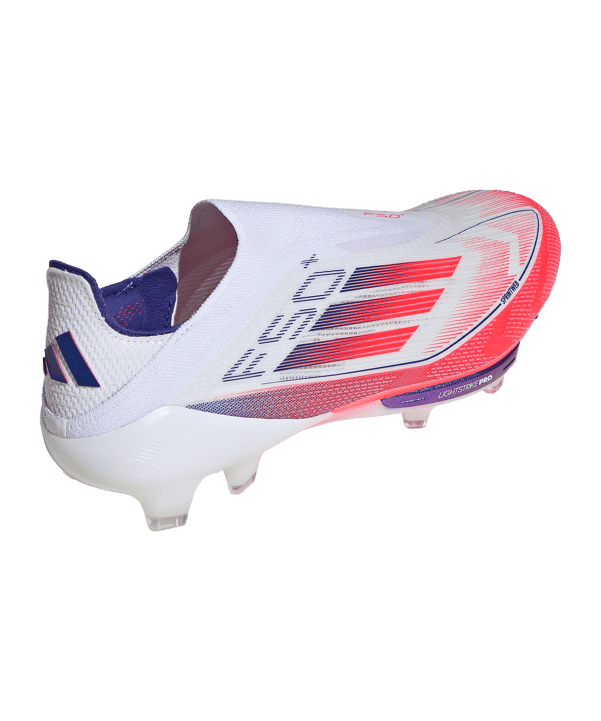 adidas F50+ FG Advancement Weiss Rot - weiss