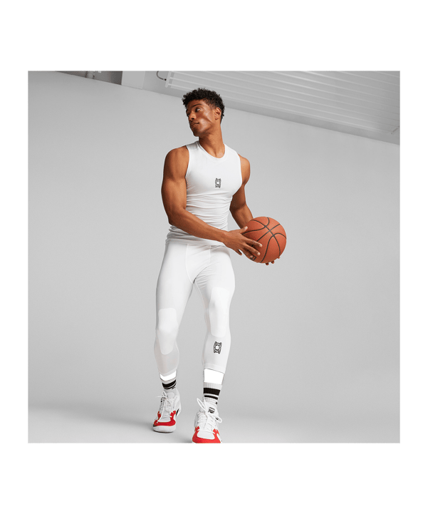 PUMA Hoops Team Baselayer Tanktop F02 - weiss