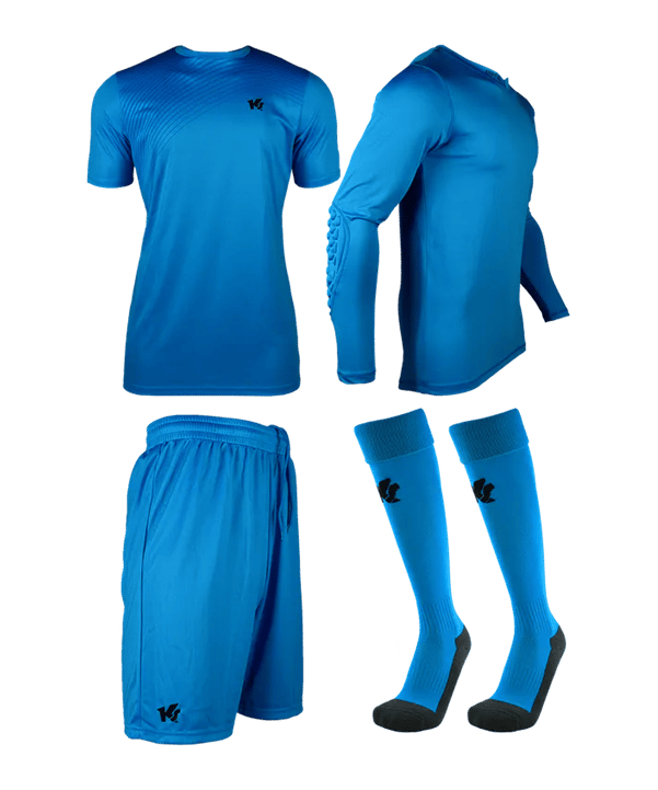 KEEPERsport Torwart Trikot Set Kids Blau F406 - blau