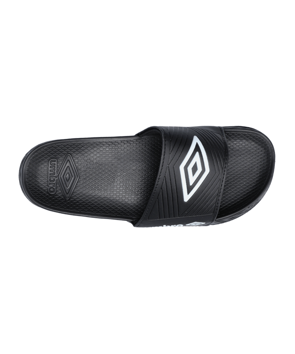 Umbro Equipe Sandal Badelatsche Schwarz Weiss F90 - schwarz