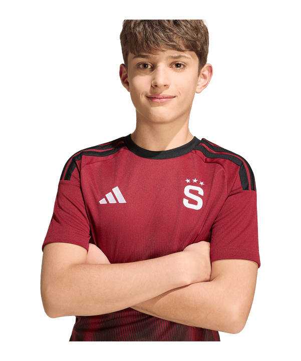 adidas ac_sparta_prague Maillot Home 2026/2027 Enfants Rouge - rouge