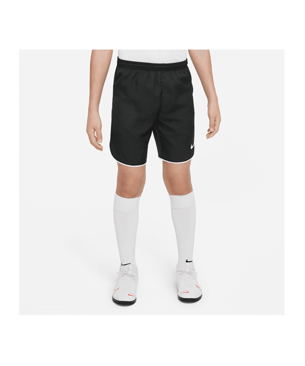 Nike Laser V Woven Short Kids Schwarz Weiss F010 - schwarz