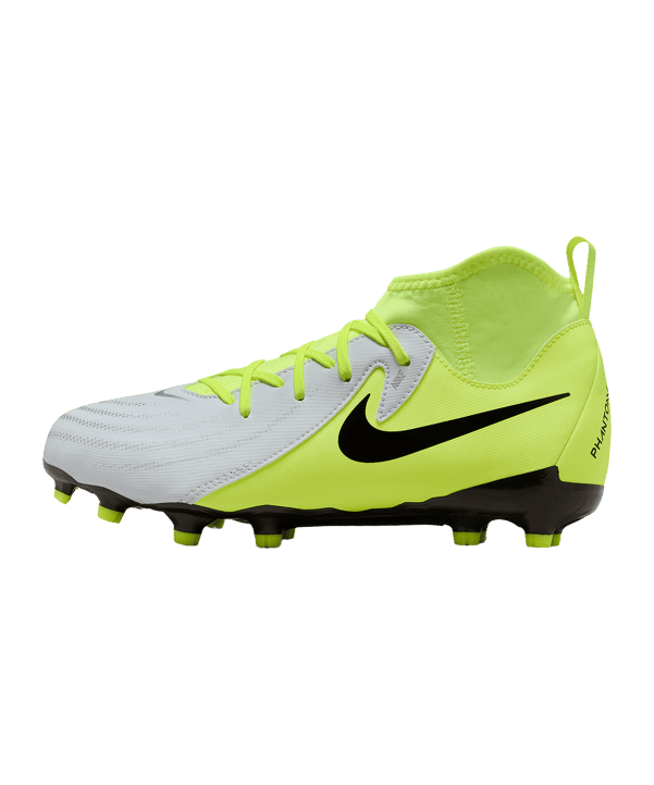 Nike Jr Phantom Luna II Academy FG/MG Mad Voltage Silber Schwarz F003 - silber