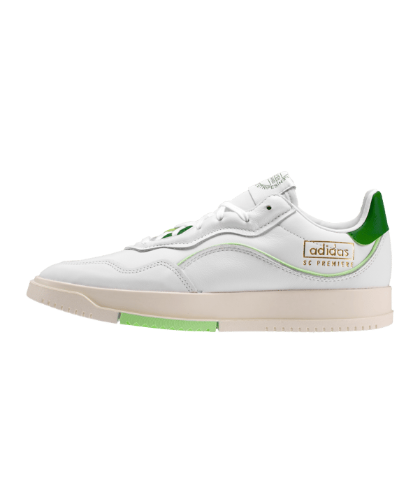 adidas Originals SC Premiere Weiss Grün - weiss