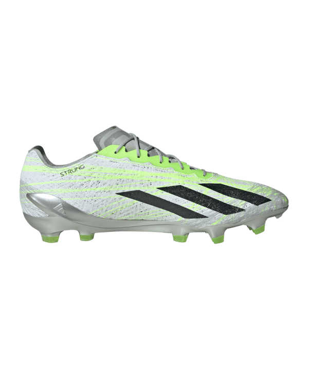 adidas X Crazyfast Strung+ FG Special Edition Weiss Schwarz - grau