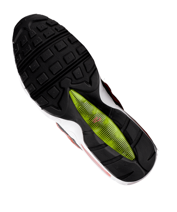 Nike Air Max 95 SE Sneaker Schwarz Rot Weiss F004 - schwarz