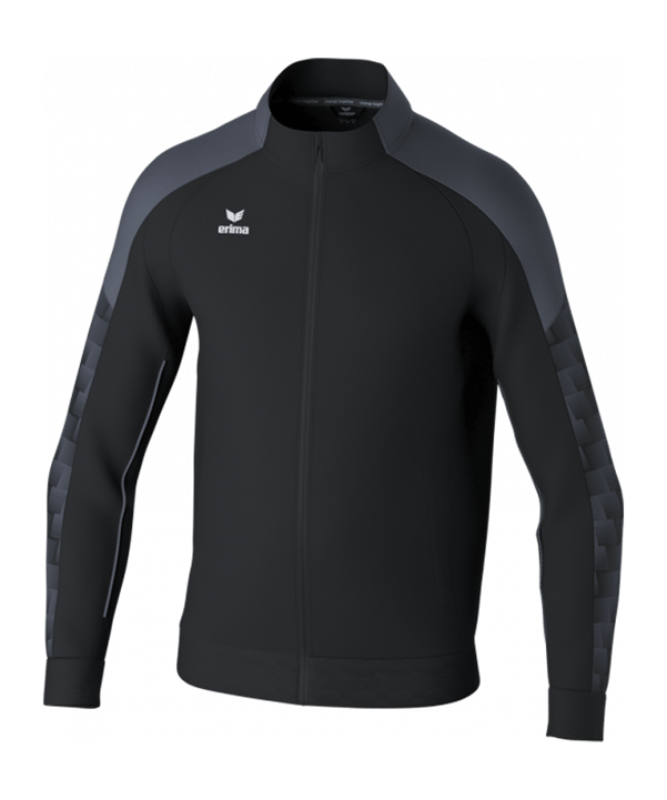 Erima Evo Star Trainingsjacke Schwarz - schwarz