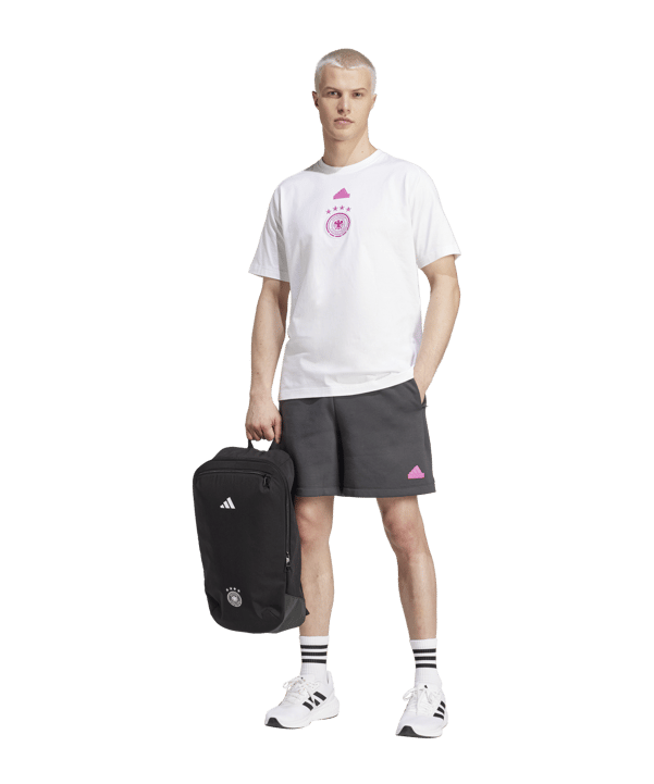 adidas DFB Deutschland Travel T-Shirt EM 2024 Weiss - weiss