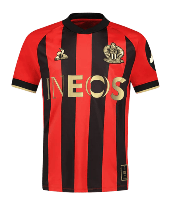 Le Coq Sportif OGC Nizza Trikot Home 2024/2025 Kids Rot - rot