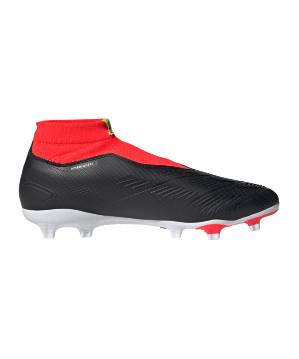 adidas Predator League LL FG Solar Energy Schwarz Weiss Rot - schwarz