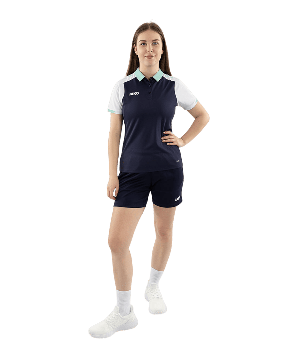JAKO Dynamic Polo Damen Blau F915 - blau