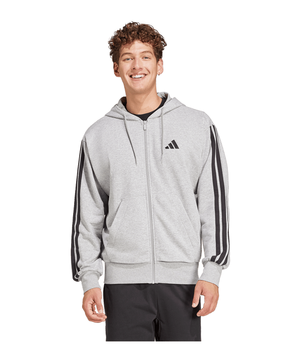 adidas Future Icons Kapuzenjacke Grau - grau