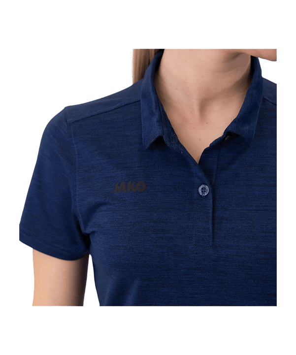 JAKO Premium Basics Poloshirt Damen Blau F49 - blau