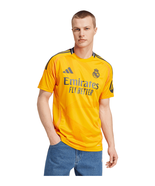adidas Real Madrid Trikot Away 2024/2025 Orange - orange