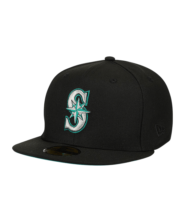 New Era Seattle Mariners 2001 59Fifty Cap Schwarz - schwarz
