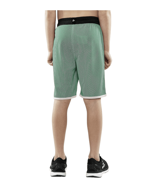 Craft Progress Reversible Basket Short Kids Grün F651900 - gruen