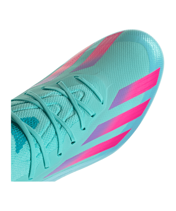 adidas X Crazyfast.1 FG Messi Bienvenido a Miami Türkis Pink Blau - tuerkis