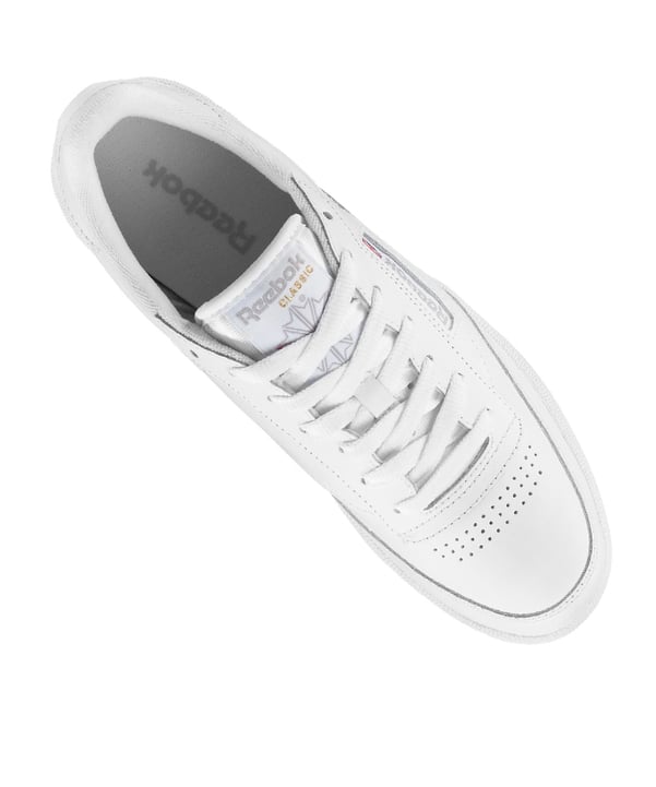 Reebok Club C85 Sneaker Damen Weiss Grau - weiss