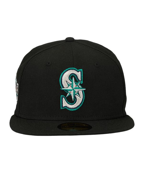 New Era Seattle Mariners 59Fifty Cap Schwarz - schwarz