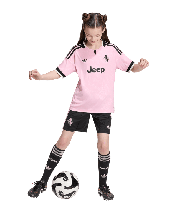 adidas Juventus Turin Short Away 2026/2027 Kids Schwarz