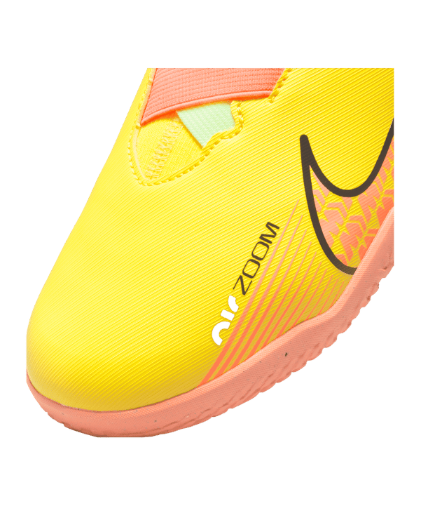 Nike Jr Air Zoom Mercurial Vapor XV Academy IC Halle Kids Gelb Lucent Rosa F780 - gelb