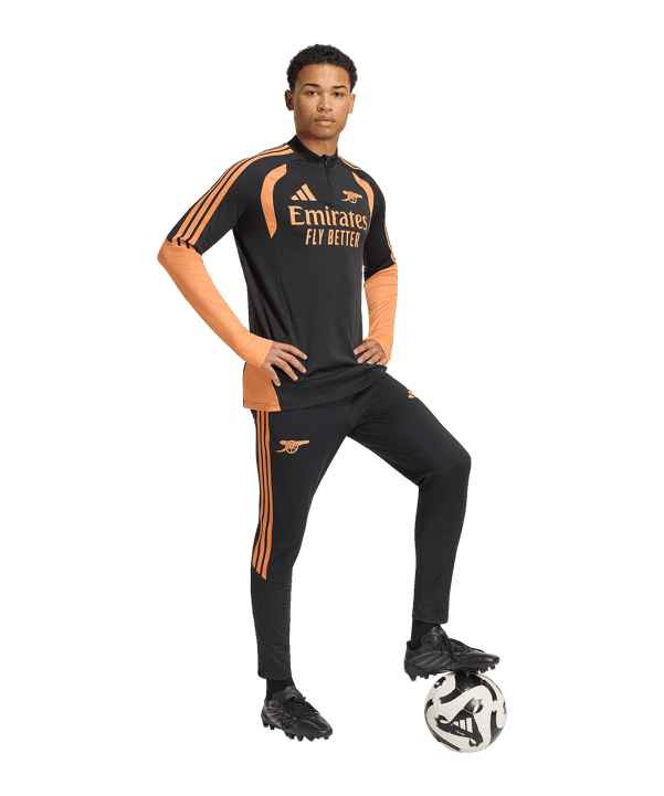 adidas FC Arsenal London Tiro Sweatshirt Schwarz - schwarz